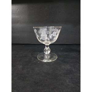 Homer Laughlin Queen Esther Glass, Vtg Cocktail‎ Glass, Sherbet Glass, Glassware